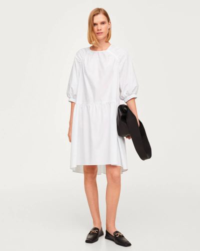 Puffed sleeves cotton dress (Demo)