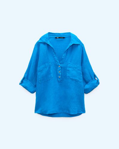 Blue linen shirt (Demo)